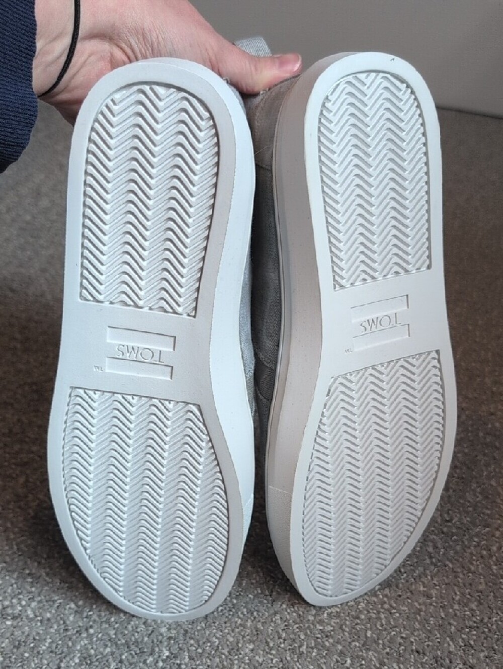 Toms Womens Bryce Gray Canvas Chukka-Style Bryce Sneaker NWT - Picture 12 of 12